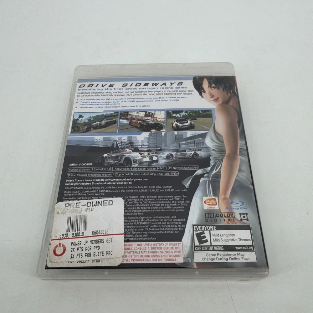 Ridge Racer 7 (Sony PlayStation 3, 2006) PS3 Complete CIB Tested And Working